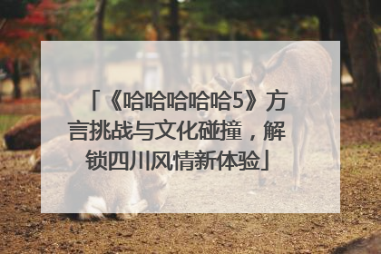 《哈哈哈哈哈5》方言挑战与文化碰撞，解锁四川风情新体验