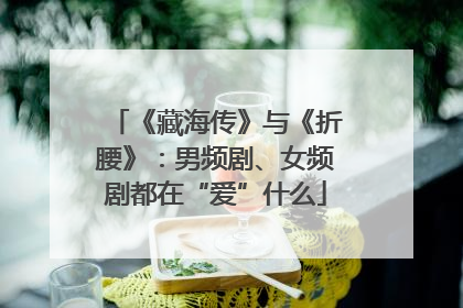 《藏海传》与《折腰》：男频剧、女频剧都在“爱”什么