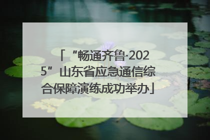 “畅通齐鲁·2025”山东省应急通信综合保障演练成功举办