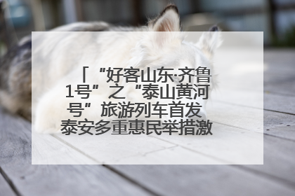 “好客山东·齐鲁1号”之“泰山黄河号”旅游列车首发 泰安多重惠民举措激活文旅消费新动能