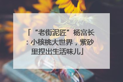 “老街泥匠”杨富长：小核桃大世界，紫砂里捏出生活味儿