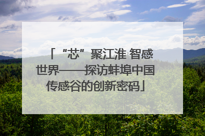 “芯”聚江淮 智感世界——探访蚌埠中国传感谷的创新密码