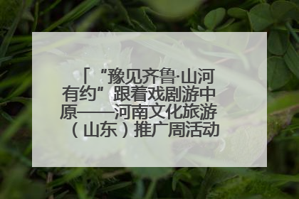 “豫见齐鲁·山河有约”跟着戏剧游中原——河南文化旅游（山东）推广周活动菏泽站活动举行