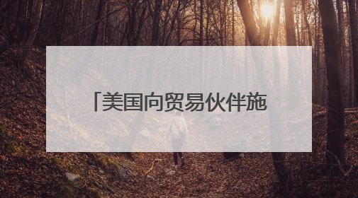 美国向贸易伙伴施压 要求周三前提供谈判“最佳方案”
