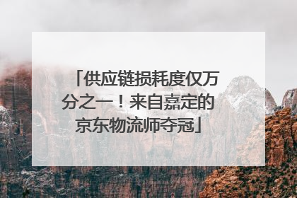 供应链损耗度仅万分之一！来自嘉定的京东物流师夺冠