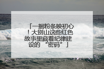 一捆粉条映初心！大别山这些红色故事里藏着纪律建设的 “密码”