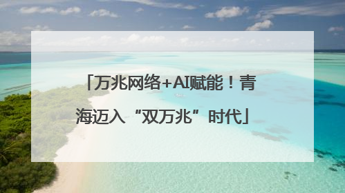 万兆网络+AI赋能！青海迈入“双万兆”时代
