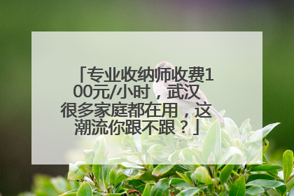 专业收纳师收费100元/小时，武汉很多家庭都在用，这潮流你跟不跟？