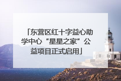 东营区红十字益心助学中心“星星之家”公益项目正式启用