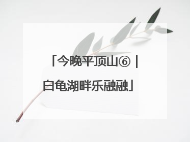 今晚平顶山⑥｜白龟湖畔乐融融