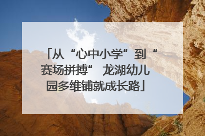 从“心中小学”到“赛场拼搏” 龙湖幼儿园多维铺就成长路