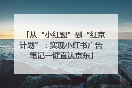 从“小红盟”到“红京计划”：实现小红书广告笔记一键直达京东