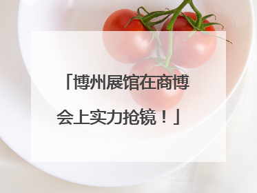 博州展馆在商博会上实力抢镜！