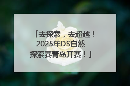 去探索，去超越！2025年DS自然探索赛青岛开赛！