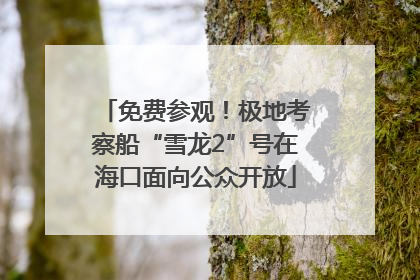 免费参观！极地考察船“雪龙2”号在海口面向公众开放