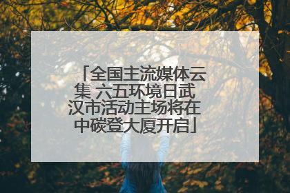 全国主流媒体云集 六五环境日武汉市活动主场将在中碳登大厦开启
