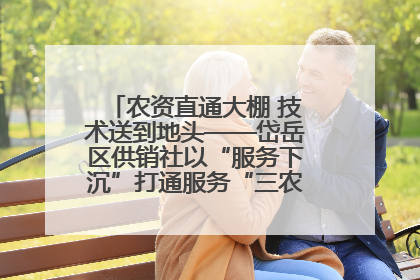 农资直通大棚 技术送到地头——岱岳区供销社以“服务下沉”打通服务“三农”最后一公里
