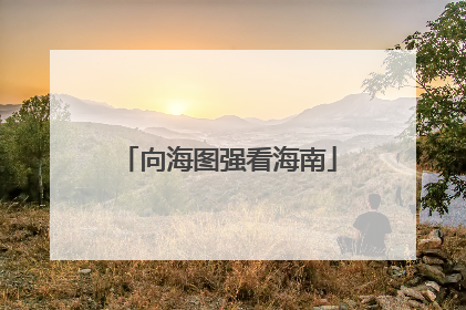 向海图强看海南