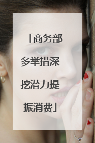商务部多举措深挖潜力提振消费