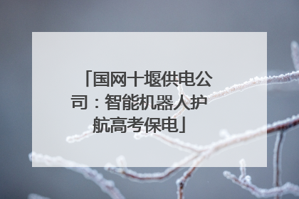 国网十堰供电公司：智能机器人护航高考保电