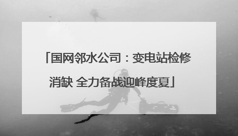 国网邻水公司：变电站检修消缺 全力备战迎峰度夏