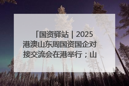 国资驿站｜2025港澳山东周国资国企对接交流会在港举行；山东黄金成功在境外发行3亿美元绿色债券