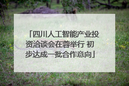 四川人工智能产业投资洽谈会在蓉举行 初步达成一批合作意向