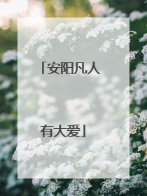 安阳凡人有大爱