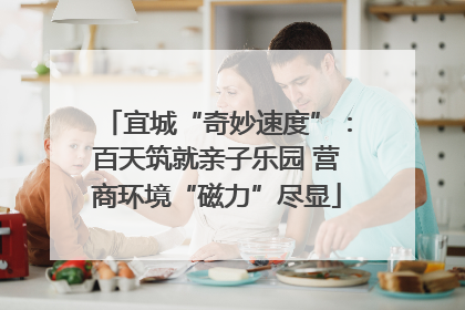 宜城“奇妙速度”：百天筑就亲子乐园 营商环境“磁力”尽显