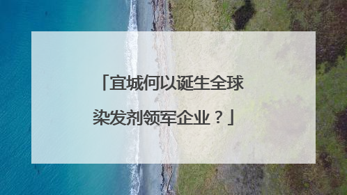 宜城何以诞生全球染发剂领军企业？