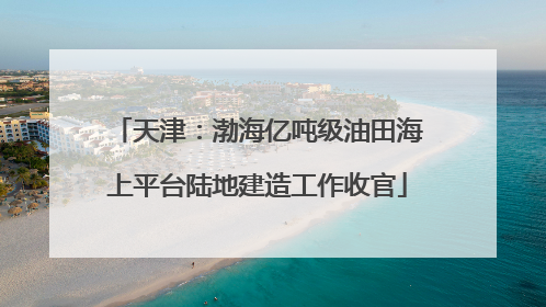 天津：渤海亿吨级油田海上平台陆地建造工作收官