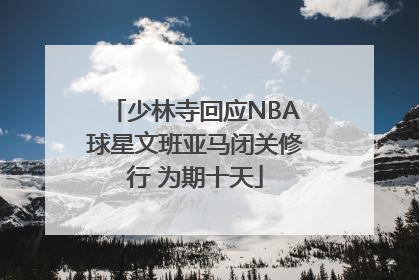 少林寺回应NBA球星文班亚马闭关修行 为期十天