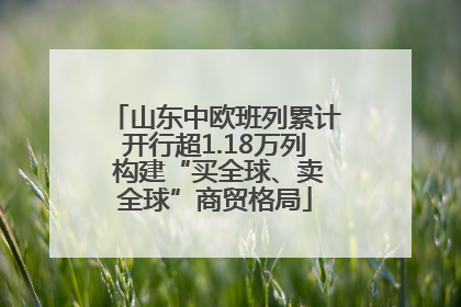 山东中欧班列累计开行超1.18万列 构建“买全球、卖全球”商贸格局
