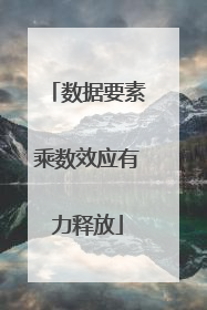 数据要素乘数效应有力释放