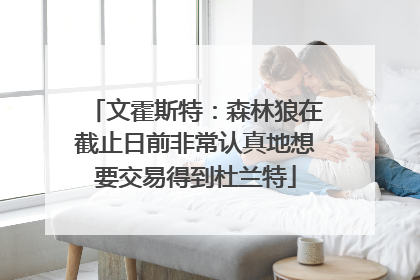文霍斯特：森林狼在截止日前非常认真地想要交易得到杜兰特