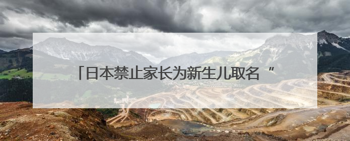 日本禁止家长为新生儿取名“皮卡丘”“耐克”“布丁”等