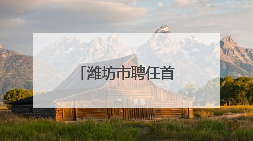 潍坊市聘任首批“更好潍坊”行业推介官