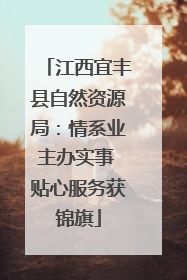 江西宜丰县自然资源局：情系业主办实事 贴心服务获锦旗