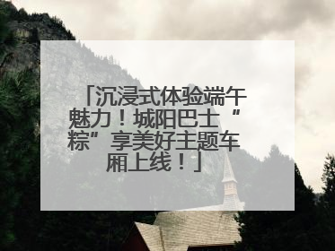 沉浸式体验端午魅力！城阳巴士“粽”享美好主题车厢上线！