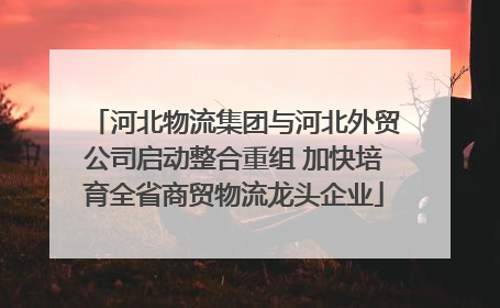 河北物流集团与河北外贸公司启动整合重组 加快培育全省商贸物流龙头企业
