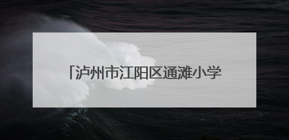 泸州市江阳区通滩小学开展“校园周边环境清扫”劳动实践志愿活动