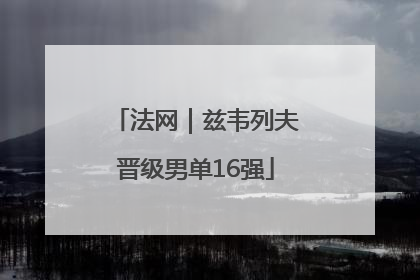 法网｜兹韦列夫晋级男单16强