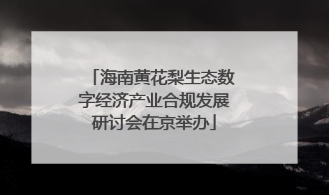 海南黄花梨生态数字经济产业合规发展研讨会在京举办