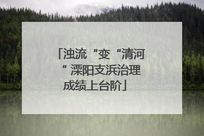 浊流“变“清河“ 溧阳支浜治理成绩上台阶
