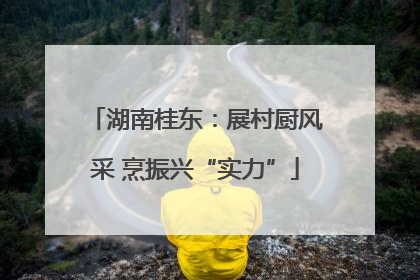 湖南桂东：展村厨风采 烹振兴“实力”