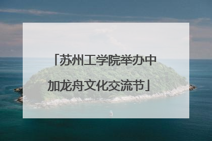 苏州工学院举办中加龙舟文化交流节