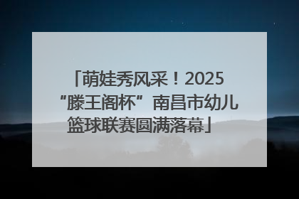 萌娃秀风采！2025“滕王阁杯”南昌市幼儿篮球联赛圆满落幕