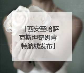 西安至哈萨克斯坦奇姆肯特航线发布