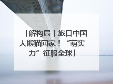 解构局丨旅日中国大熊猫回家！“萌实力”征服全球