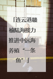 连云港赣榆陆海接力推进中远海养殖“一条鱼”